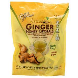 Prince of Peace Ginger Honey Crystals - Instant Beverage Lemon 30 pckts