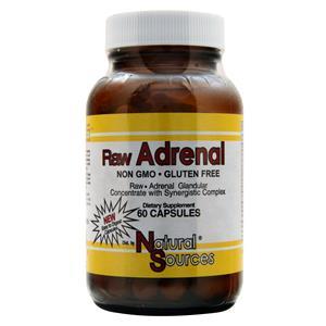 Natural Sources Raw Adrenal  60 caps
