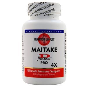 Mushroom Wisdom Maitake D-Fraction Pro 4X 120 tabs