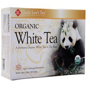 Uncle Lee's Tea Organic White Tea  100 pckts