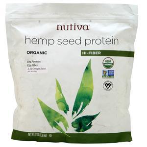 Nutiva Organic Hemp Seed Protein Hi-Fiber 3 lbs