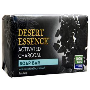 Desert Essence Activated Charcoal Soap Bar 5 oz