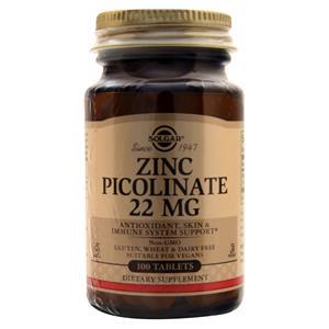 Solgar Zinc Picolinate 100 tabs
