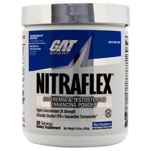 GAT Nitraflex PWD Blue Raspberry 300 grams