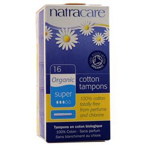 Natracare Cotton Tampons Super 16 count