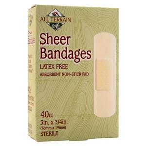 All Terrain Bandages (Latex Free) Sheer 40 count