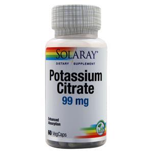 Solaray Potassium Citrate (99mg)  60 vcaps