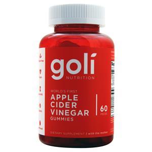 Goli Nutrition Apple Cider Vinegar Gummies  60 gummy