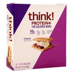 Think Thin Protein+ 150 Calorie Bar S'mores 10 bars – iShop Nutrition UK