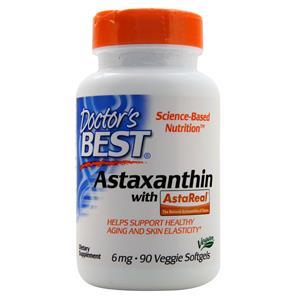 Doctor's Best Astaxanthin with AstaReal (6mg) 90 sgels