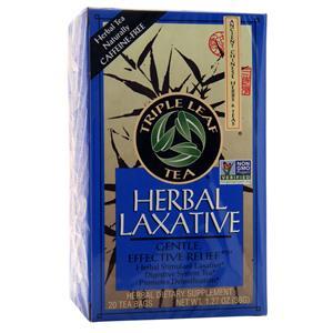 Triple Leaf Tea Herbal Laxative Herbal Tea  20 pckts