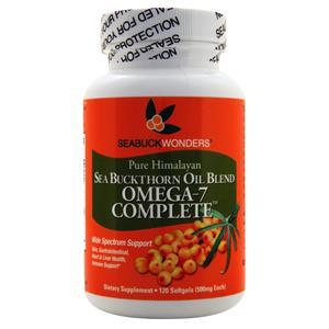 Seabuck Wonders Pure Himalayan Sea Buckthorn Oil Blend Omega-7 Complete 120 sgels