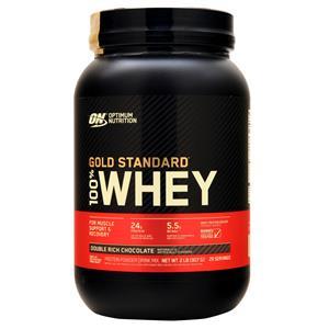 Optimum Nutrition 100% Whey Protein - Gold Standard Double Rich Chocolate 2 lbs