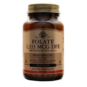 Solgar Folate (1,333mcg) 100 tabs