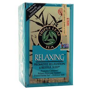 Triple Leaf Tea Relaxing Herbal Tea  20 pckts