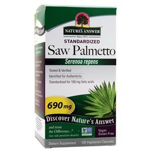 Nature's Answer Saw Palmetto - Standardized 120 vcaps