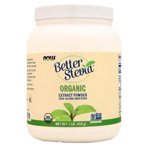 Now Better Stevia - Zero Calorie Sweetener (Certified Organic)  1 lbs