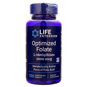 Life Extension Optimized Folate (1000mcg) 100 tabs