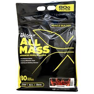 Allmax Nutrition AllMass - Advanced Muscle Gainer Chocolate 12 lbs
