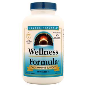 Source Naturals Wellness Formula  180 tabs