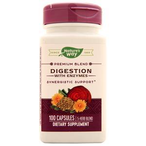 Nature's Way Digestion with Enzymes 6 Herb Blend 100 caps