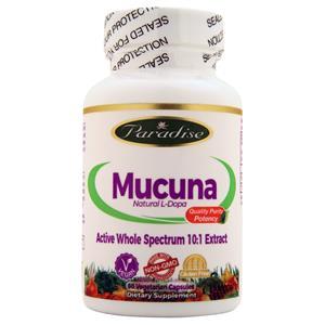 Paradise Herbs Mucana - Natural L-Dopa  60 vcaps
