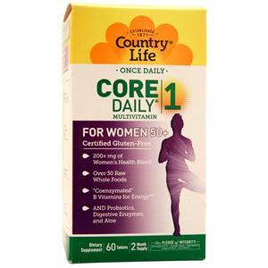 Country Life Core Daily-1 Women 50+ 60 tabs
