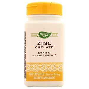Nature's Way Zinc Chelate (30mg) 100 caps