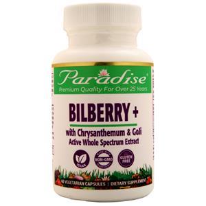 Paradise Herbs Bilberry +  60 vcaps