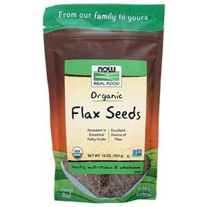 Now Organic Flax Seeds  1 lbs