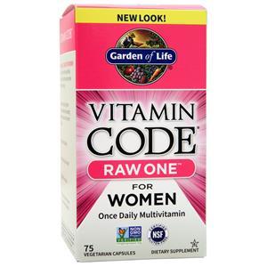 Garden Of Life Vitamin Code - Raw One for Women 75 vcaps