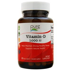 Pure Essence Vitamin-D (5000IU)  30 vcaps