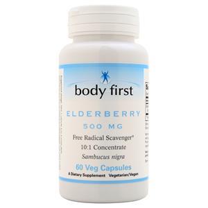 Body First Elderberry (500mg) 60 vcaps
