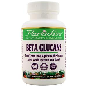 Paradise Herbs Yeast-Free Beta Glucans  60 vcaps