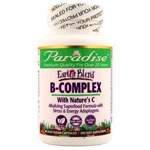 Paradise Herbs Earth's Blend B-Complex With Nature's C  60 vcaps