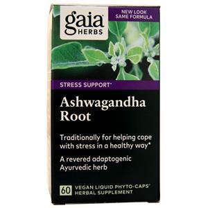 Gaia Herbs Ashwagandha Root 60 lcaps