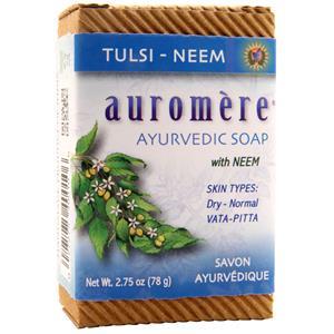 Auromere Ayurvedic Soap with Neem Tulsi-Neem 2.75 oz