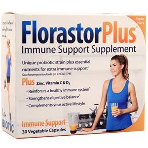 Florastor FlorastorPlus Immune Support Supplement  30 vcaps