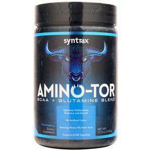 Syntrax Amino-Tor BCAA + Glutamine Blend Blue Raspberry 340 grams