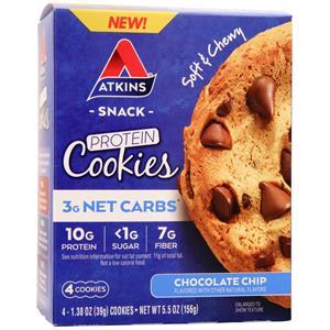 Atkins Protein Cookies Snack Chocolate Chip 4 count