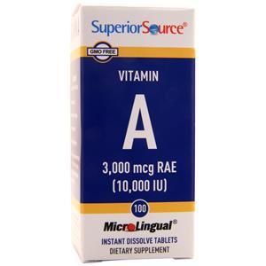Superior Source Vitamin A (3000mcg)  100 tabs