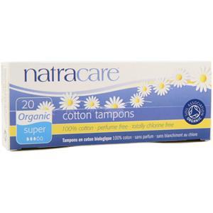 Natracare Cotton Tampons Super Non-Applicator 20 count