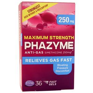 Phazyme Maximum Strength Gas Relief (250mg)  36 sgels