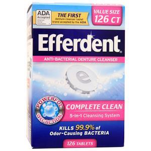 Efferdent Anti-Bacterial Denture Cleanser Complete Clean 126 tabs