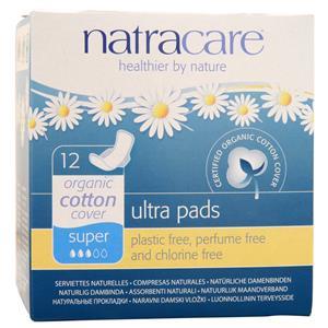 Natracare Ultra Pads Super 12 pads