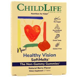 Childlife Healthy Vision SoftMelts Natural Berry 27 tabs