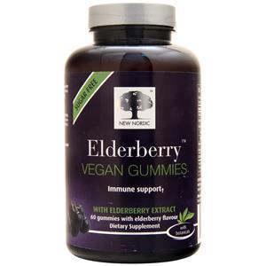 New Nordic Elderberry Vegan Gummies Elderberry 60 gummy