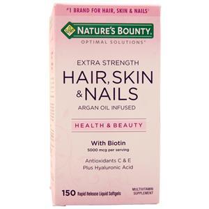 Nature's Bounty Optimal Solutions Hair, Skin & Nails - Extra Strength 150 sgels