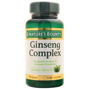 Nature's Bounty Ginseng Complex 75 caps
