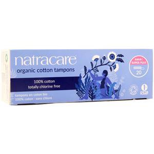 Natracare Cotton Tampons Super Plus Non-Applicator 20 count
